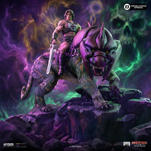 Masters of the Universe Movie He-Man and Battle Cat Deluxe 1:10 Art Scale Limited Edition Statue