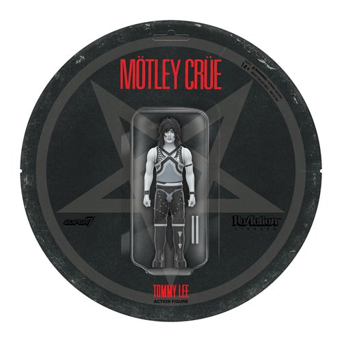 Motley Crue Tommy Lee Black and White Shout at the Devil 3 3/4-Inch ReAction Figure