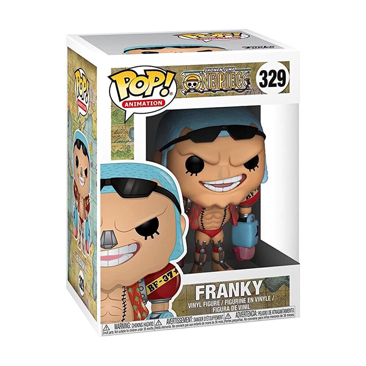 Franky, One Piece Funko Pop Animation 3.75 Inches Funko Pop 329