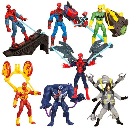 Marvel Ultimate Spider-Man Power Webs 3.75" Spiderman Figures Asst BNIP