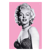 Marilyn Monroe Pink Tin Sign