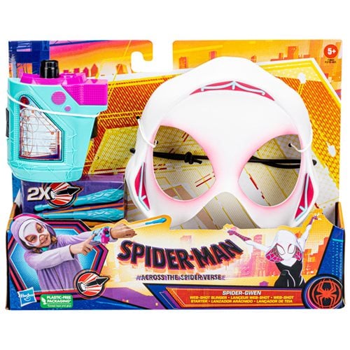 Spider-Man: Across the Spider-Verse Spider-Gwen Web-Shot Slinger Mask and Blaster