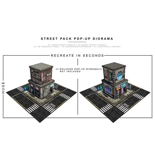 Street Pack Pop-Up 1:12 Scale Diorama