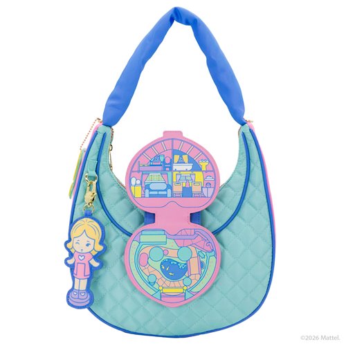 Polly Pocket Quilted Compact Crescent Bag