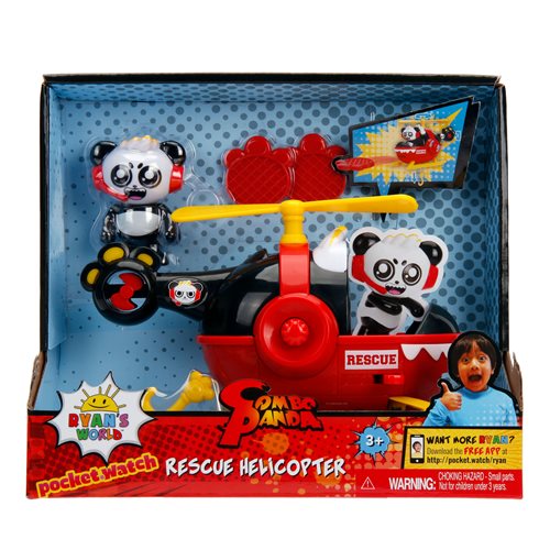 Ryan's World Combo Panda with Helicopter