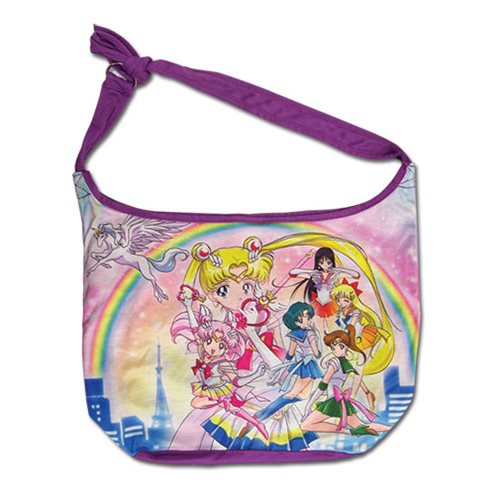 Sailor Moon Super S Main Characters Group Hobo Messenger Bag