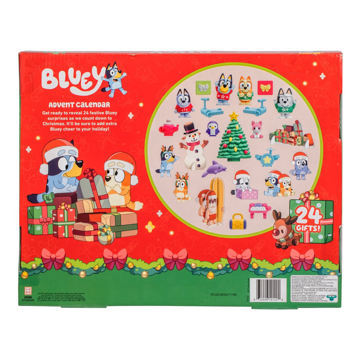 Bluey S13 Mini Figure Advent Calendar - Entertainment Earth