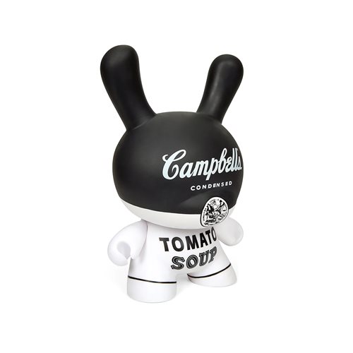 Andy Warhol Campbell's Soup Black and White Limited Edition 8-Inch Masterpiece Dunny