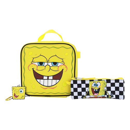 SpongeBob SquarePants Not Afraid To Be Square Youth Backpack 5 Piece Set