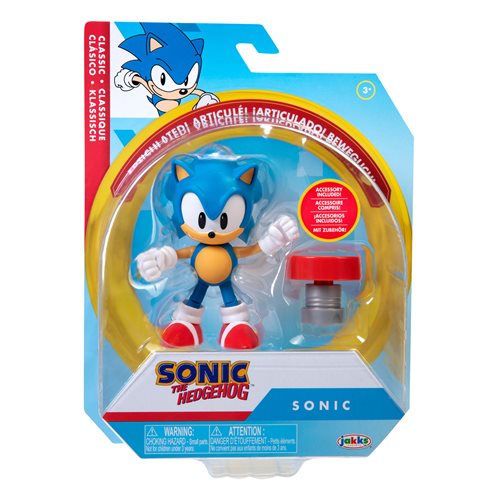 Sonic the Hedgehog 4-Inch Action Figures with Accessory Wave 4 Case