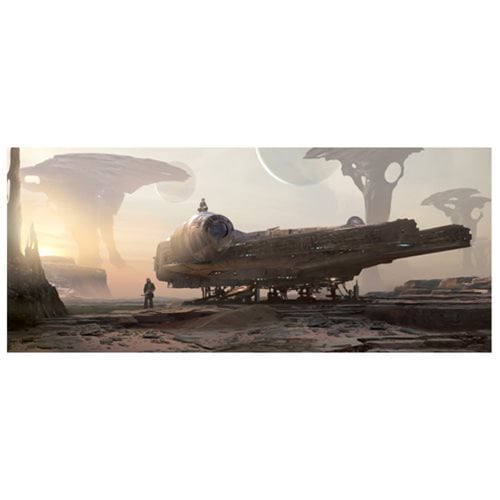 The Star Wars Smuggler's Rendezvous Canvas Giclee Art Print by Stephen Martiniere