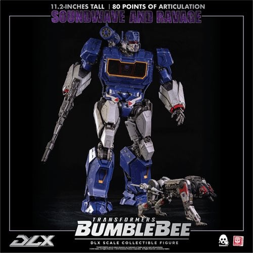 Transformers Bumblebee Soundwave and Ravage Deluxe Action Figures