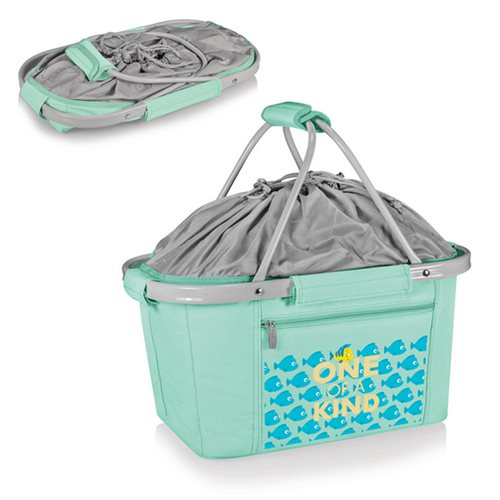The Little Mermaid Teal Metro Basket Collapsible Cooler Tote Bag