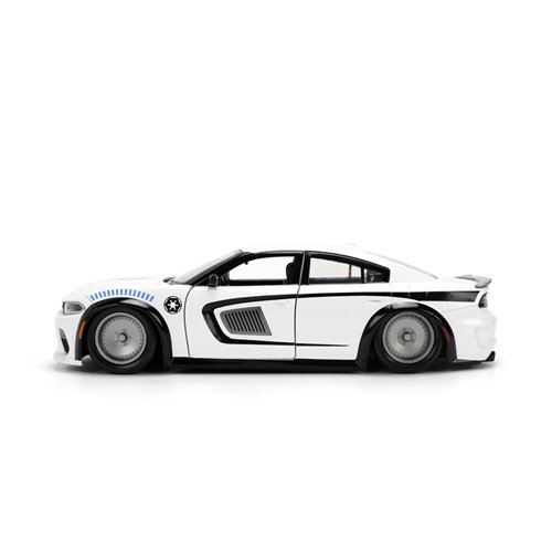 Hollywood Rides Star Wars 2021 Dodge Charger SRT Hellcat 1:24 Scale Die-Cast Metal Vehicle with Stor
