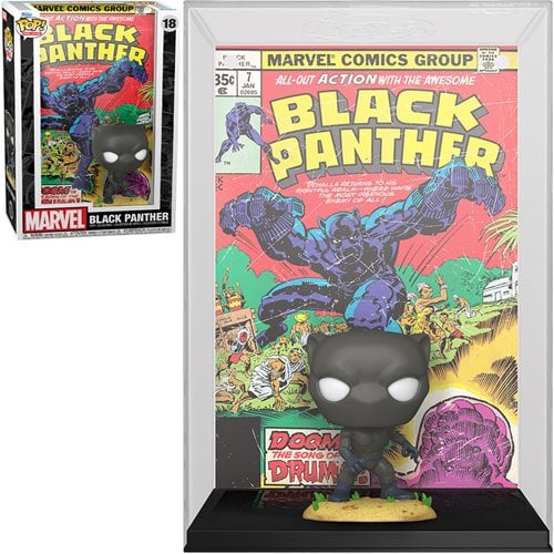 Black Panther Funko Pop! Comic Cover Figure #18 with Case