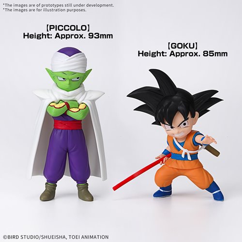 Dragon Ball Daima Son Goku Mini and Piccolo Mini Model Kit