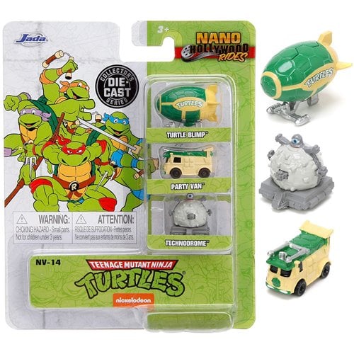 Teenage Mutant Ninja Turtles Nano Hollywood Rides Vehicle 3-Pack
