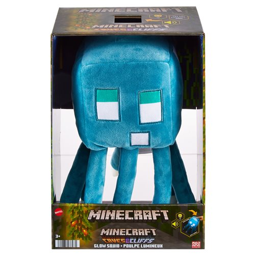 Minecraft Glow Squid Feature Plush