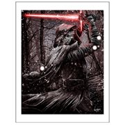 Star Wars: The Force Awakens Kylo Ren by JP Valderrama Paper Giclee Art Print