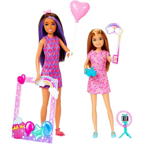 Barbie Complete Look - Heart Print Ruffle Dress