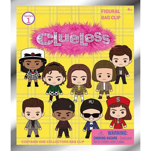 Clueless 30th Anniversary 3D Foam Bag Clip Random 6-Pack