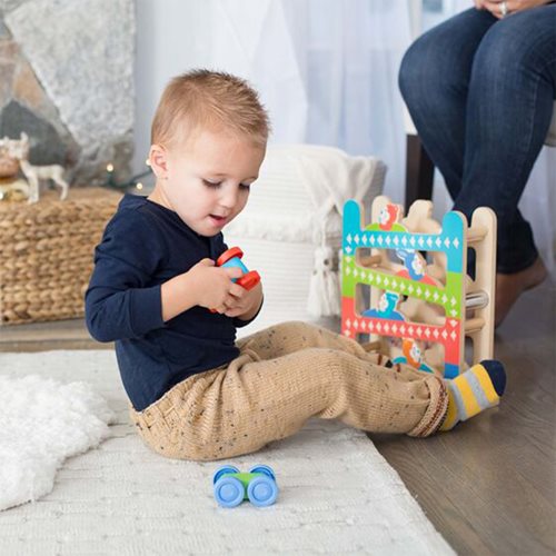 Melissa & Doug First Play Roll and Ring Ramp Tower