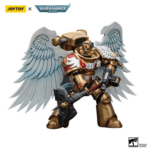 Joy Toy Warhammer 40,000 Blood Angels Sanguinary Guard with Encarmine Axe 1:18 Scale Action Figure