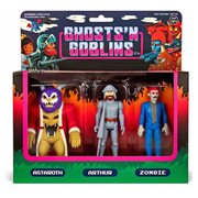 Ghosts n Goblins 3 3/4-Inch ReAction Figure Pack A - Arthur, Astaroth, and Zombie
