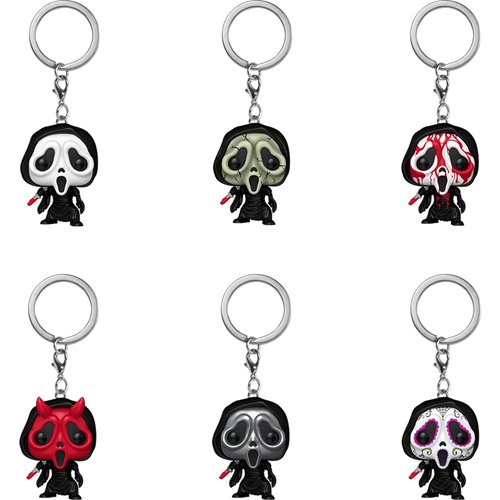 Ghost Face Pocket Pop! Key Chain - Random 4-Pack