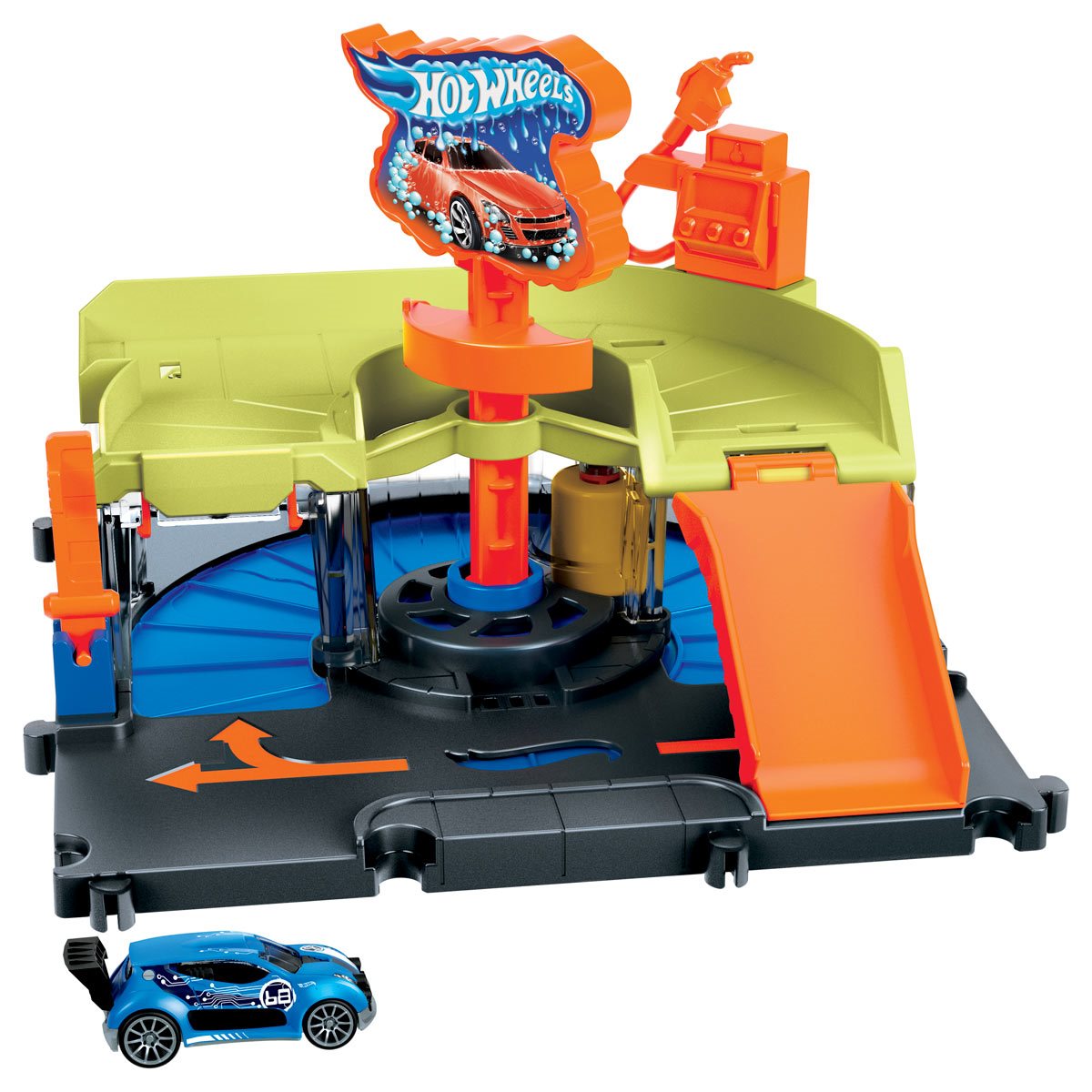  Hot Wheels Toy Car Track Set, Rapid Raceway Champion