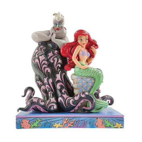 Disney Traditions The Little Mermaid Ariel and Ursula by Jim Shore Statue