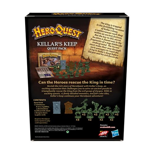 HeroQuest Kellar's Keep Expansion Pack