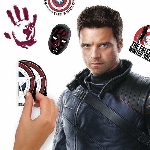 Falcon and the Winter Soldier Winter Soldier Peel and Stick Giant Wall Decals