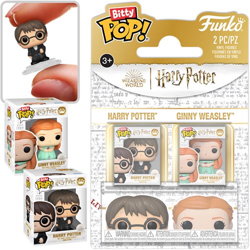 Harry Potter and the Goblet of Fire Harry Potter and Ginny Weasley Funko Bitty Pop! Mini-Figure 2-Pack