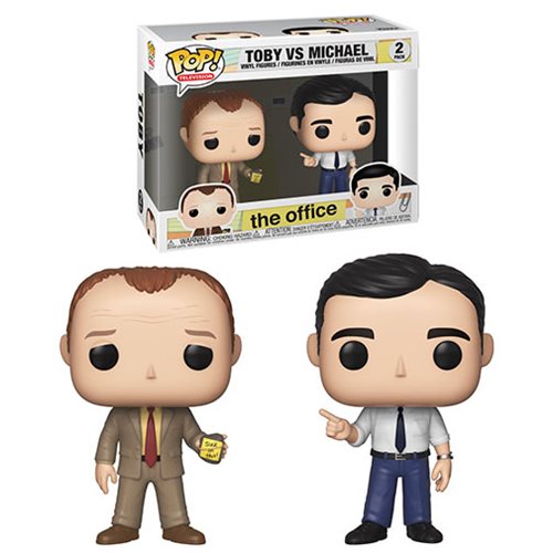 The Office Toby vs Michael Pop! Vinyl Figure 2-Pack