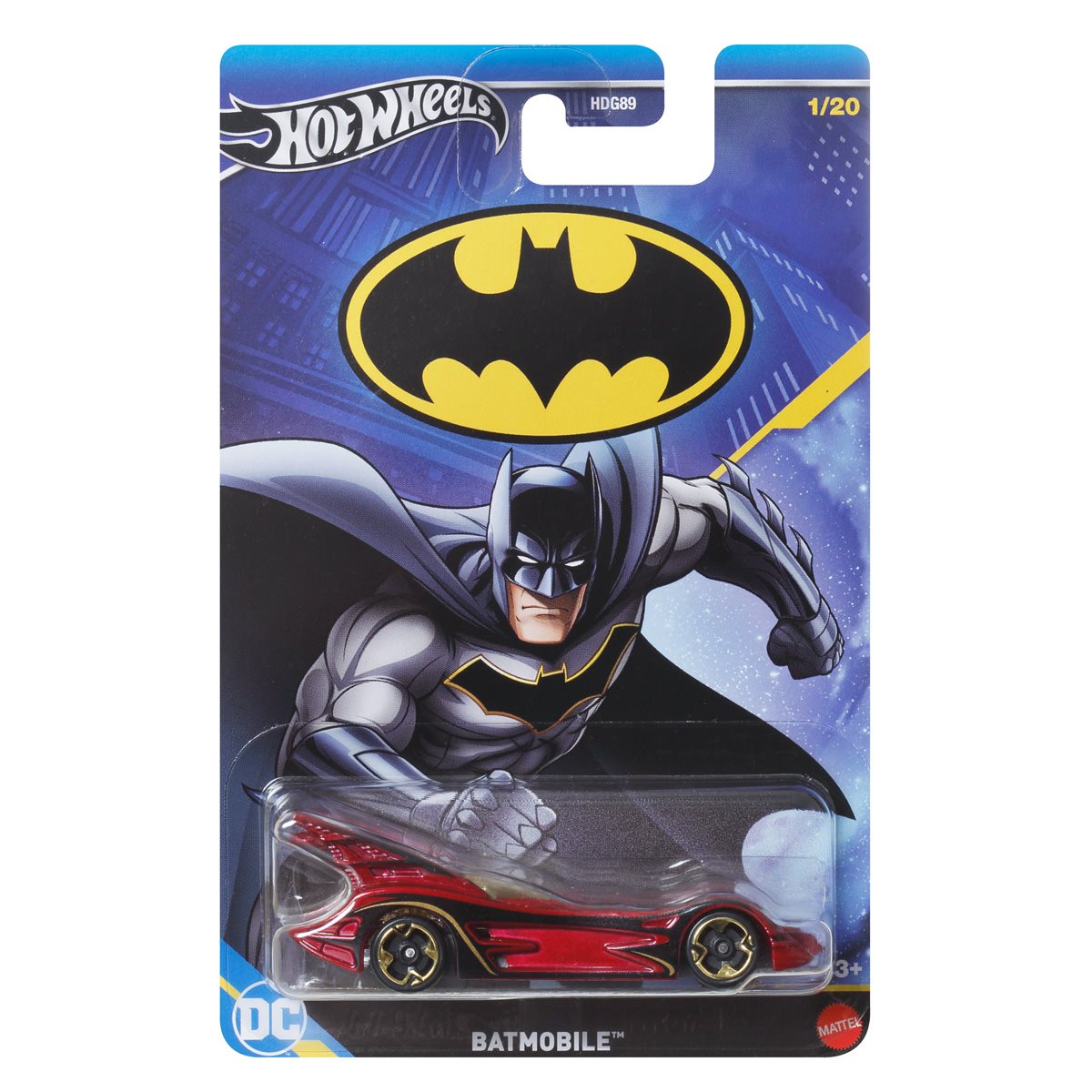  Hot Wheels Batman 5-Pack, Set of 5 Batman-Themed Toy