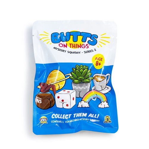 Butts on Things Mystery Squishy Series 2 Blind Box Squishy Case of 12