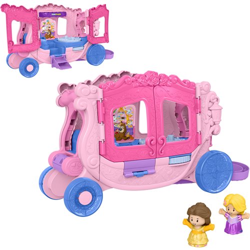 Disney Princess Little People Pull-Along Musical Carriage Playset
