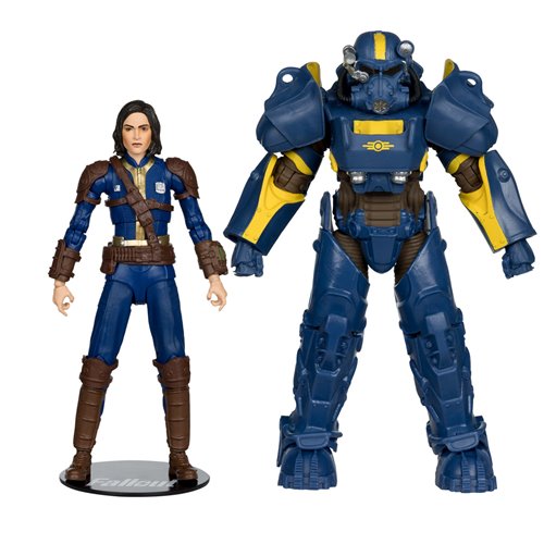 Fallout New Vegas T-60 Vault Tec and Sole Survivor 7-Inch Scale Action Figure 2-Pack - Exclusive