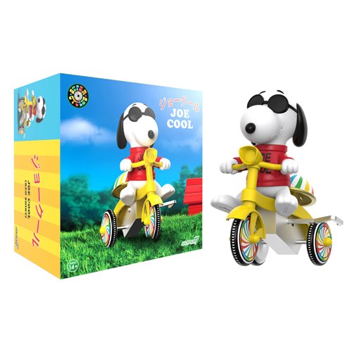 Peanuts Joe Cool Snoopy (Red with Yellow Trike) Super Cycles Vinyl Figure