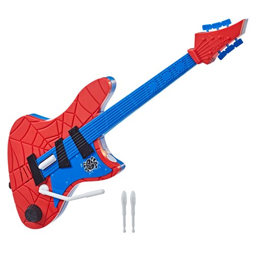 Spider-Man Across The Spider-Verse Spider-Punk Web Blast Toy Guitar