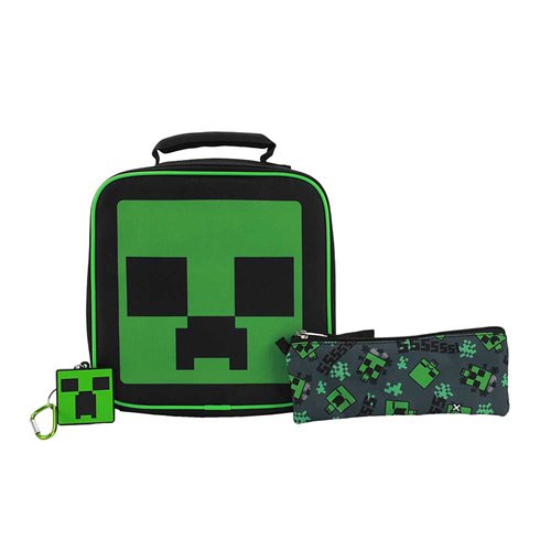 Minecraft Creeper Youth Backpack 5-Piece Set