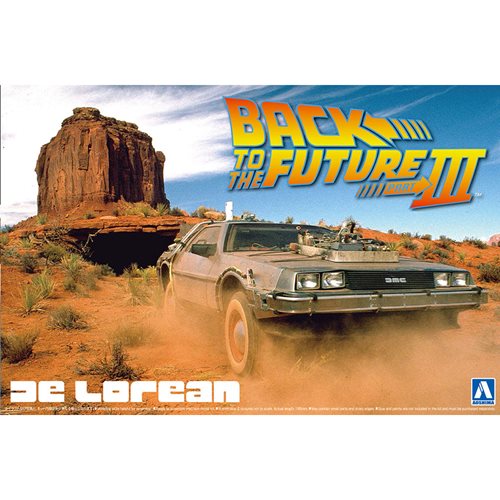 Back to the Future Part III DeLorean Railroad Version 1:24 Scale Model Kit