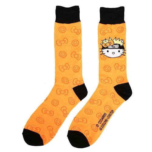 Sanrio x Naruto Characters Crew Sock 5-Pack