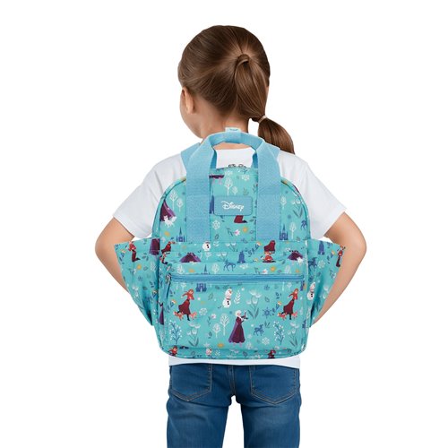 Frozen Elsa Anna and Olaf All Over Print 16-Inch Youth Backpack