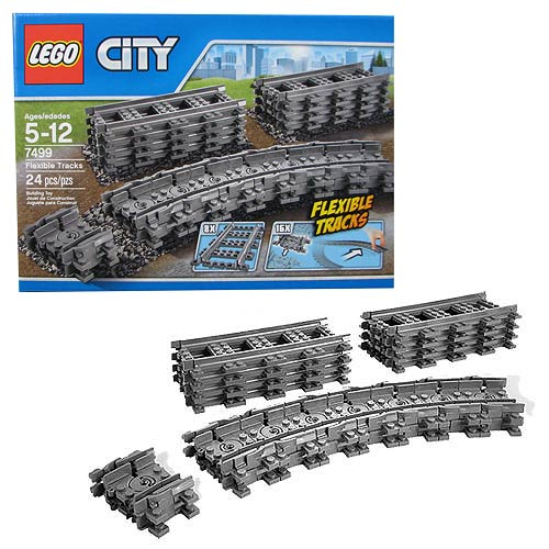 grens Integraal Verdachte LEGO City Trains 7499 Flexible Tracks - Entertainment Earth