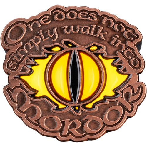 The Lord of the Rings Trilogy One Does Not Simply Walk Into Mordor Enamel Pin