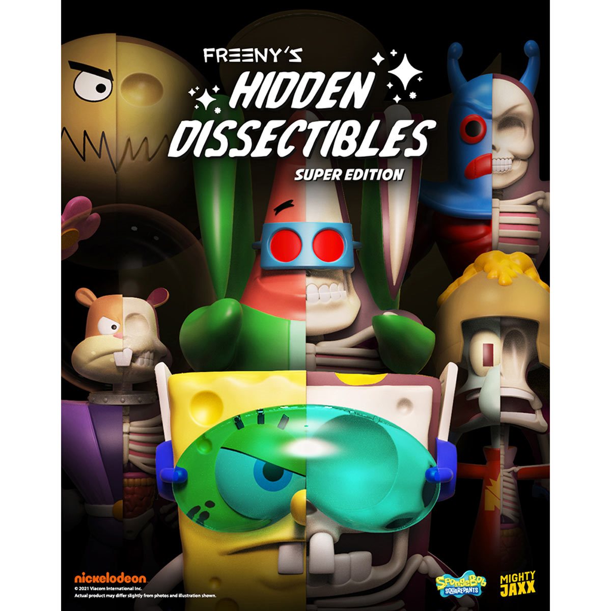 Mighty Jaxx Hidden Dissectibles Spongebob SquarePants Blind Box (series 4 - Super Edition)