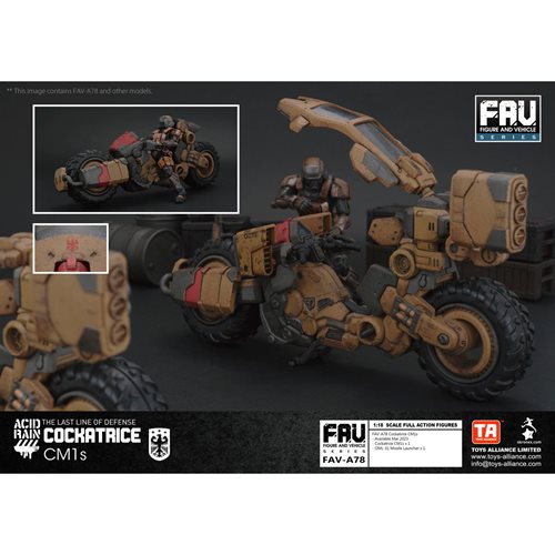 Acid Rain Cockatrice CM1s 1:18 Scale Vehicle