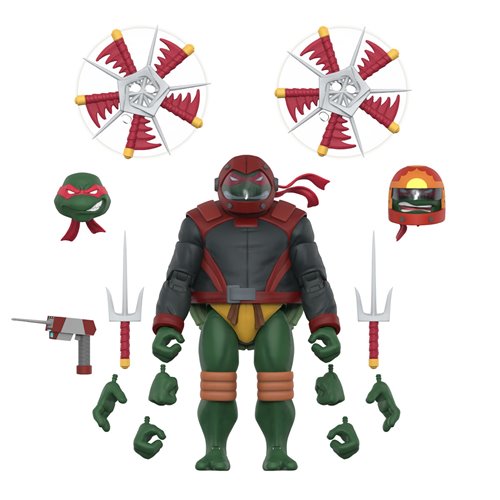Teenage Mutant Ninja Turtles Ultimates Wave 14 Raphael (Road Gear